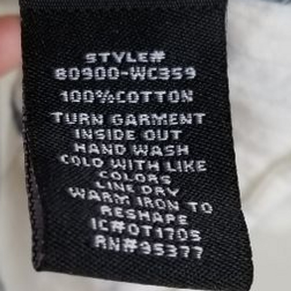 Sanctuary White Blue Strip Peasant Women Blouse S NWT - Picture 6 of 7